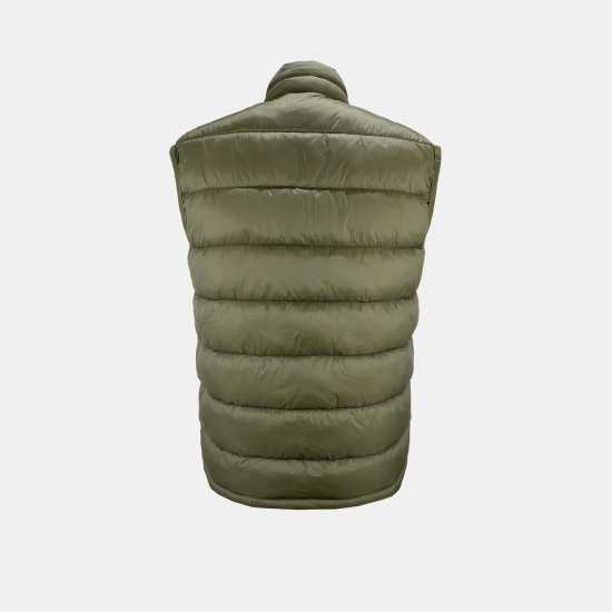 Мъжка Грейка Jack Wills Kershaw Lightweight Puffer Gilet Mens Тъмно кафяво 