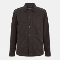 Brave Soul Mens Twill Shacket With Chest Pocket  