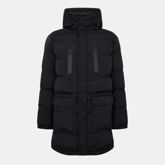 Brave Soul Longline Jacket With Hood Brave Soul Longline Jacket With Hood