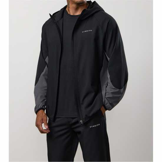 Mens Progress Black/graphite Windbreaker Mens Progress Black/graphite Windbreaker