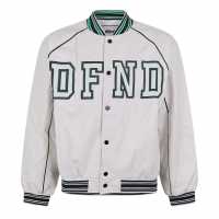 Пилотско Яке Dfnd London Varsity Bomber Jacket Бяло 