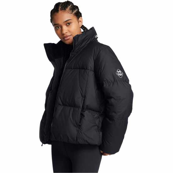 Under Armour Women's Limitless Weather-Resistant Puffer Jacket Black Under Armour Women's Limitless Weather-Resistant Puffer Jacket Black