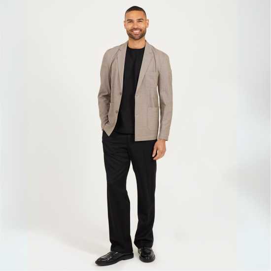 Brave Soul Two Button Blazer Сиво каре Brave Soul Two Button Blazer Сиво каре