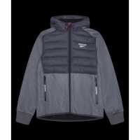 Reebok Men's  Water-Resistant Rain Anorak Ледено сиво 