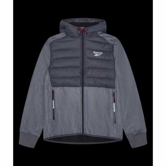 Reebok Men's Water-Resistant Rain Anorak Ледено сиво Reebok Men's Water-Resistant Rain Anorak Ледено сиво