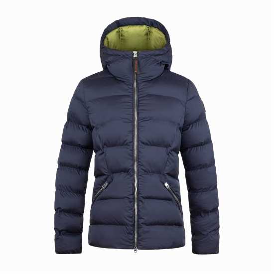 Cape Heights Women's Short Baffle Puffer Jacket Navy/Pistachio 