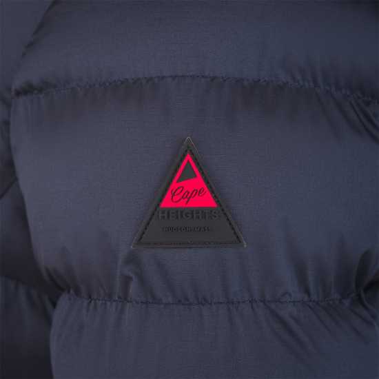 Cape Heights Women's Short Baffle Puffer Jacket Navy/Pistachio 