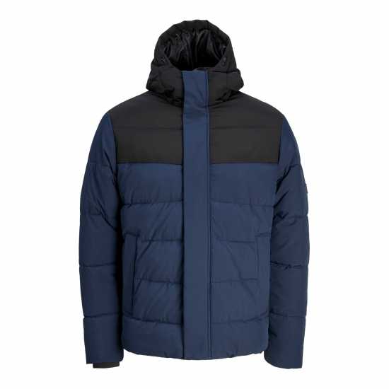 Jack And Jones Clean Heavyweight Puffer Jacket Нави блейзър 