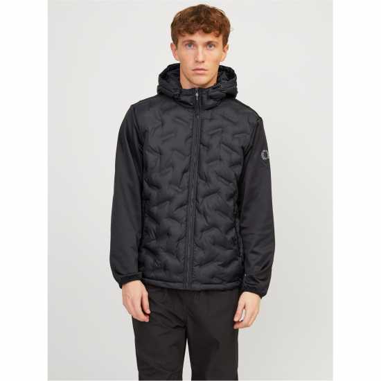 Хибридно Яке Jack And Jones Hybrid Jacket Черно 
