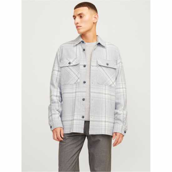 Jack And Jones Raymond Overshirt Сива меланж 