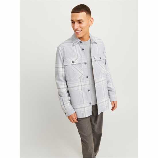 Jack And Jones Raymond Overshirt Сива меланж 
