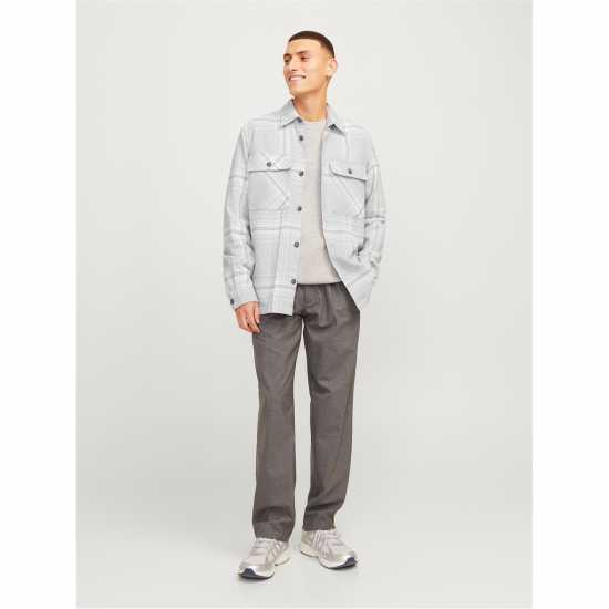 Jack And Jones Raymond Overshirt Сива меланж 
