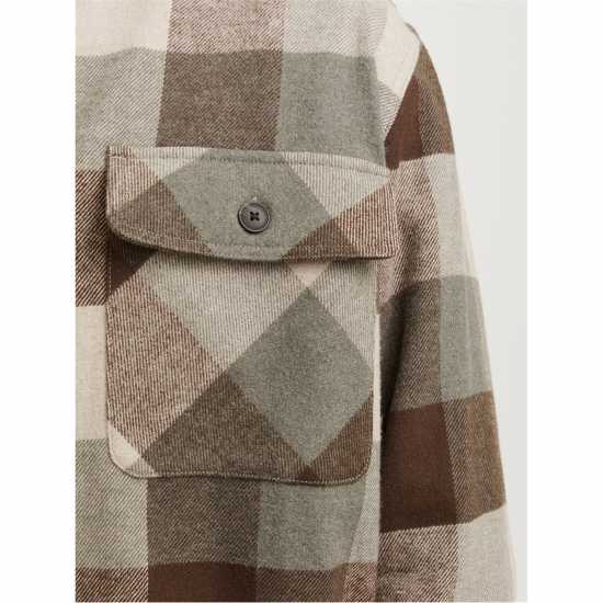 Jack And Jones Raymond Overshirt Агава Зелено Jack And Jones Raymond Overshirt Агава Зелено