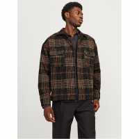 Jack And Jones Boucle Overshirt Черно 