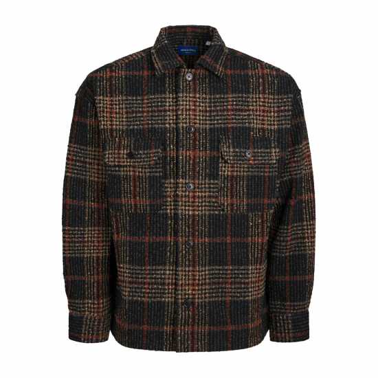 Jack And Jones Boucle Overshirt Черно 