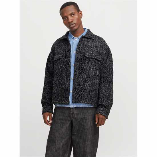 Jack And Jones Winter Overshirt Черно 