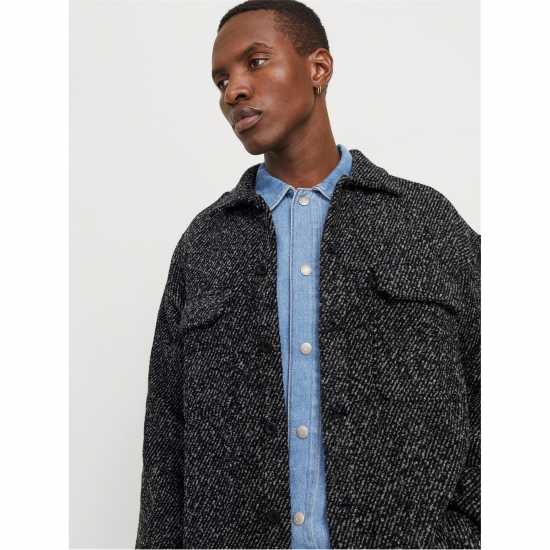 Jack And Jones Winter Overshirt Черно 