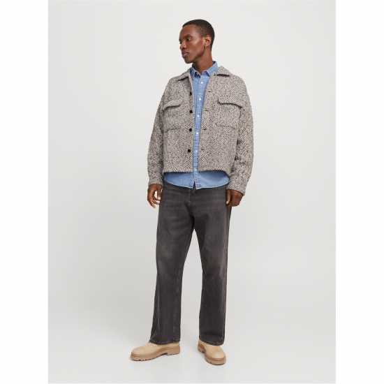 Jack And Jones Winter Overshirt Шоколадов торт 