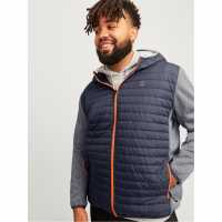 Jack And Jones Lightweight Quilted Puffer Jacket Сива меланж 