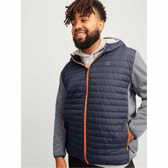 Jack And Jones Lightweight Quilted Puffer Jacket Сива меланж 