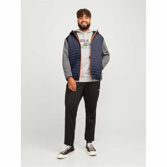 Jack And Jones Lightweight Quilted Puffer Jacket Сива меланж 