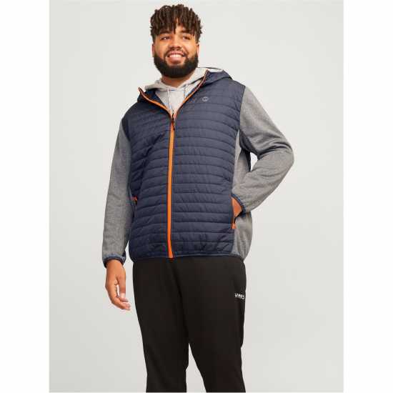 Jack And Jones Lightweight Quilted Puffer Jacket Сива меланж 