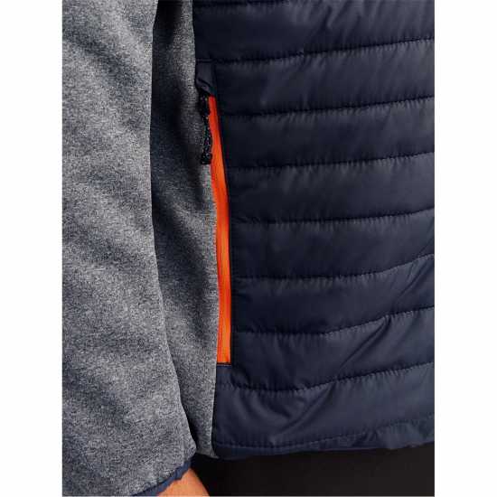 Jack And Jones Lightweight Quilted Puffer Jacket Сива меланж 