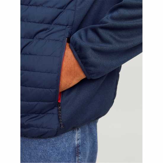 Jack And Jones Lightweight Quilted Puffer Jacket Нави блейзър Jack And Jones Lightweight Quilted Puffer Jacket Нави блейзър