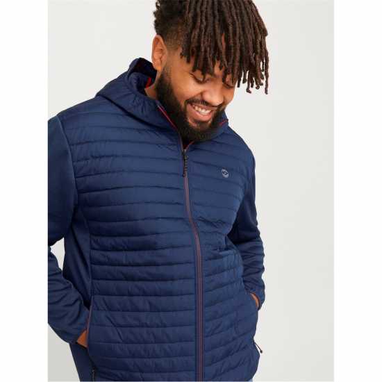 Jack And Jones Lightweight Quilted Puffer Jacket Нави блейзър Jack And Jones Lightweight Quilted Puffer Jacket Нави блейзър