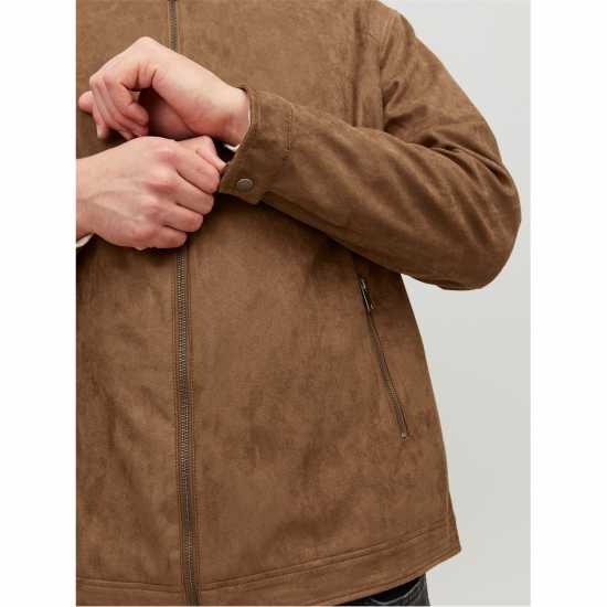 Кожено Яке Jack And Jones Clean Faux Leather Jacket Кожено Яке Jack And Jones Clean Faux Leather Jacket