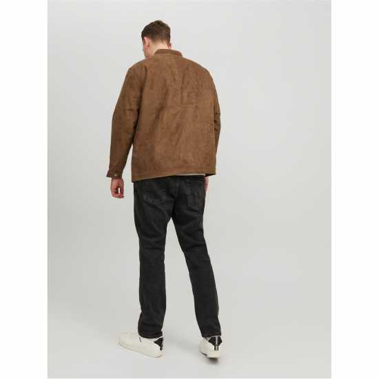 Кожено Яке Jack And Jones Clean Faux Leather Jacket Кожено Яке Jack And Jones Clean Faux Leather Jacket