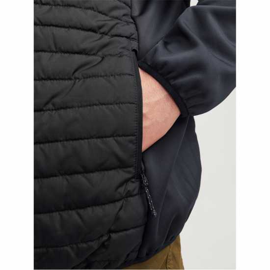 Jack And Jones Lightweight Quilted Puffer Jacket Черно Jack And Jones Lightweight Quilted Puffer Jacket Черно