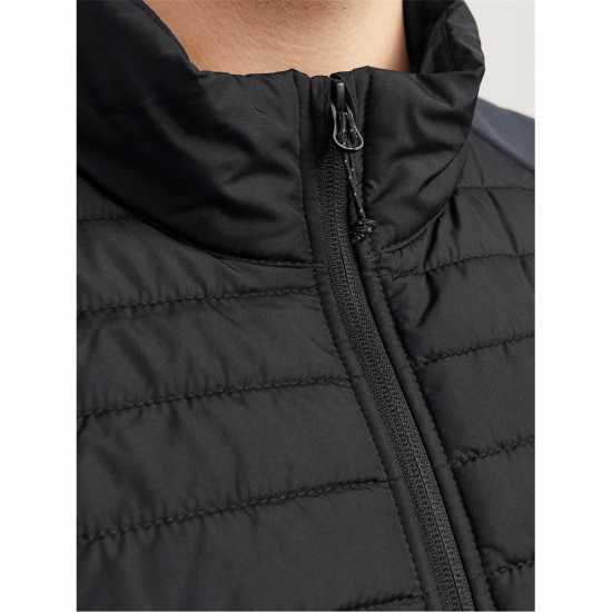 Jack And Jones Lightweight Quilted Puffer Jacket Черно Jack And Jones Lightweight Quilted Puffer Jacket Черно