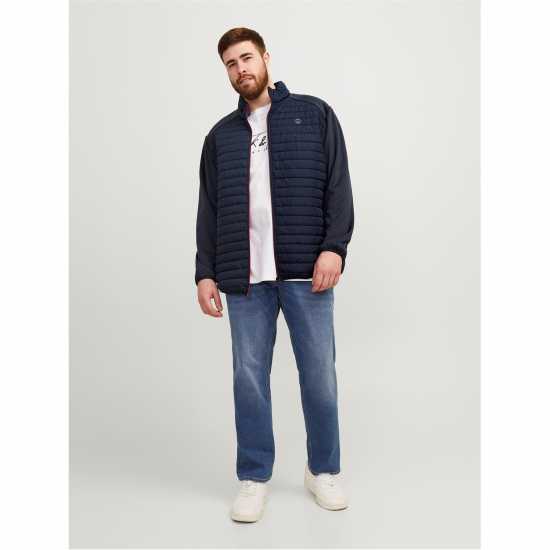 Jack And Jones Lightweight Quilted Puffer Jacket Нави блейзър 