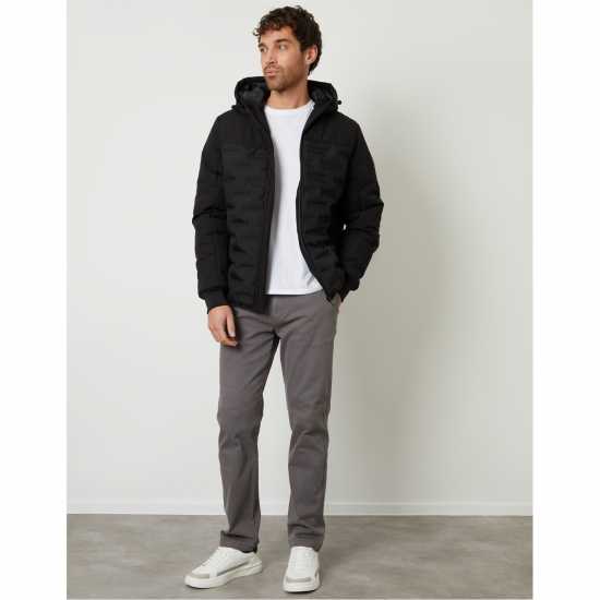 Ватирано Яке Men's Stump Diamond-Quilted Jacket  