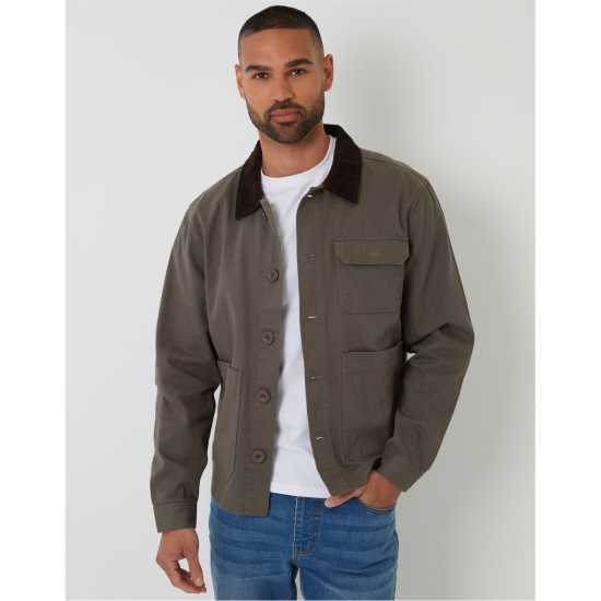 Threadbare Stine Parka Хаки Threadbare Stine Parka Хаки