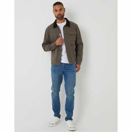 Threadbare Stine Parka Хаки Threadbare Stine Parka Хаки