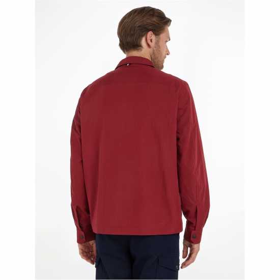 Tommy Hilfiger Tech Woven Shirt Jacket Rouge XJS - 