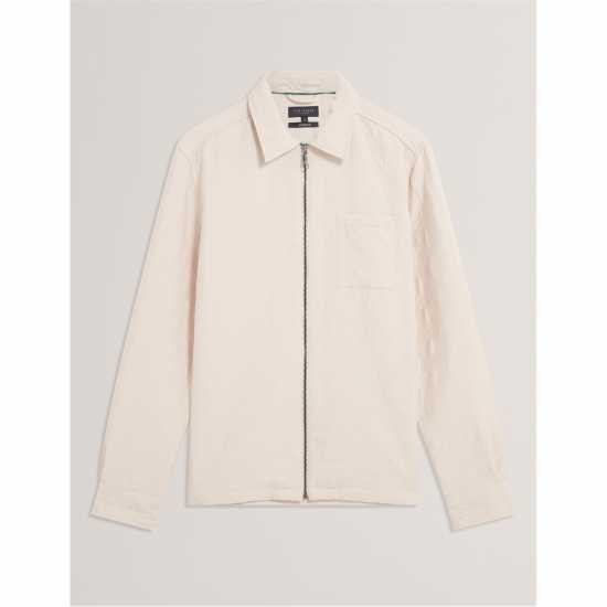 Ted Baker Ted Quilt Overshirt Sn61 Beige 
