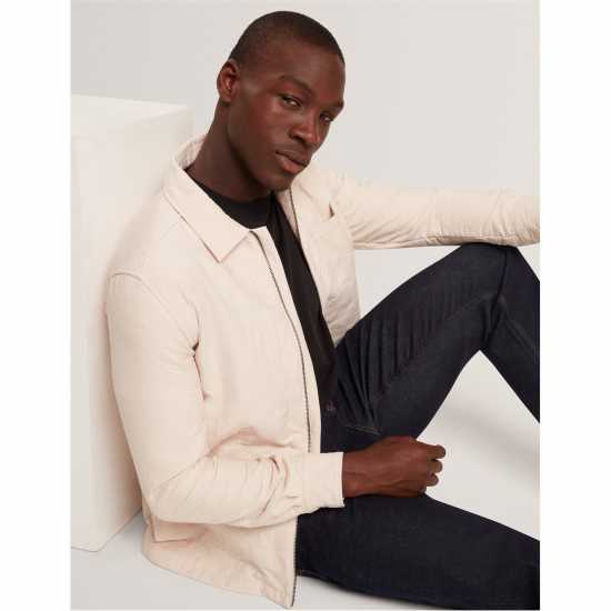 Ted Baker Ted Quilt Overshirt Sn61 Beige 