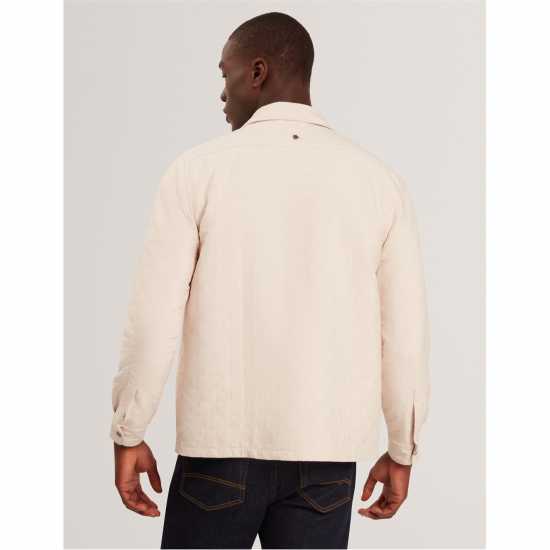 Ted Baker Ted Quilt Overshirt Sn61 Beige 