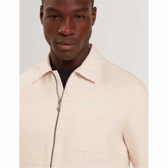 Ted Baker Ted Quilt Overshirt Sn61 Beige 