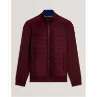 Ted Baker Ted LS Quilted Jackt Sn61 Maroon Ted Baker Ted Ls Quilted Jackt Sn61 Maroon