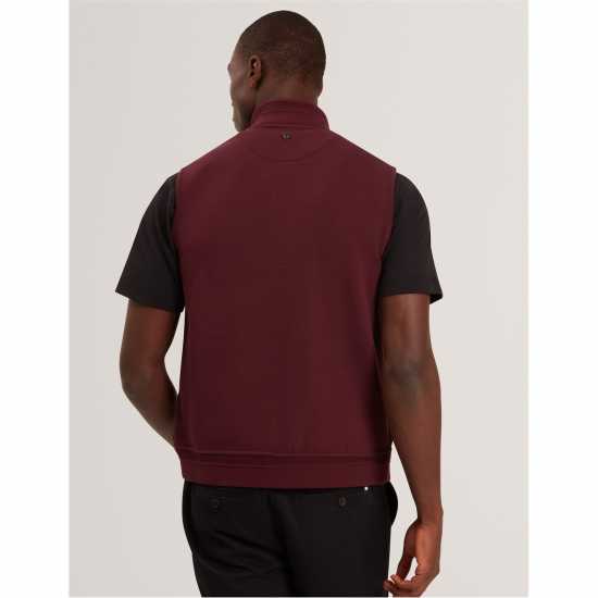 Ted Baker Ted Quilted Gilet Sn61 Maroon Ted Baker Ted Quilted Gilet Sn61 Maroon