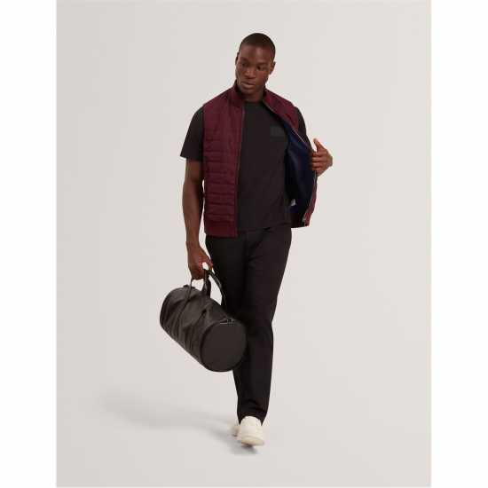 Ted Baker Ted Quilted Gilet Sn61 Maroon Ted Baker Ted Quilted Gilet Sn61 Maroon