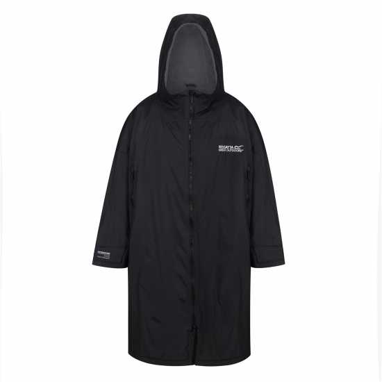 Regatta Waterproof Robe Adults Черно Мъжки якета и палта