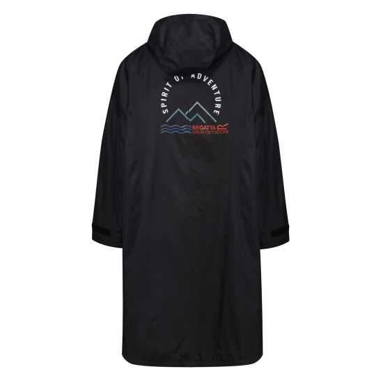 Regatta Waterproof Robe Adults Черно Мъжки якета и палта