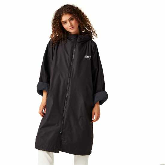 Regatta Waterproof Robe Adults Черно Мъжки якета и палта