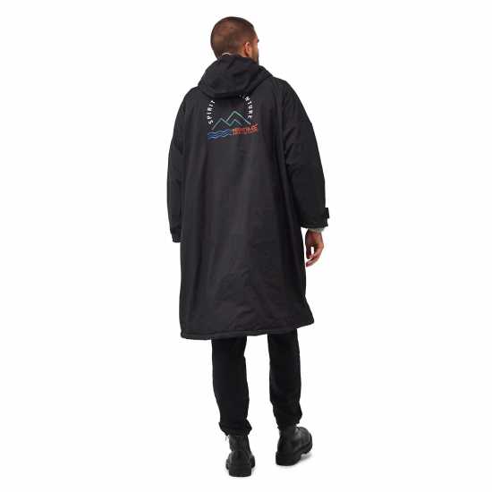 Regatta Waterproof Robe Adults Черно Мъжки якета и палта