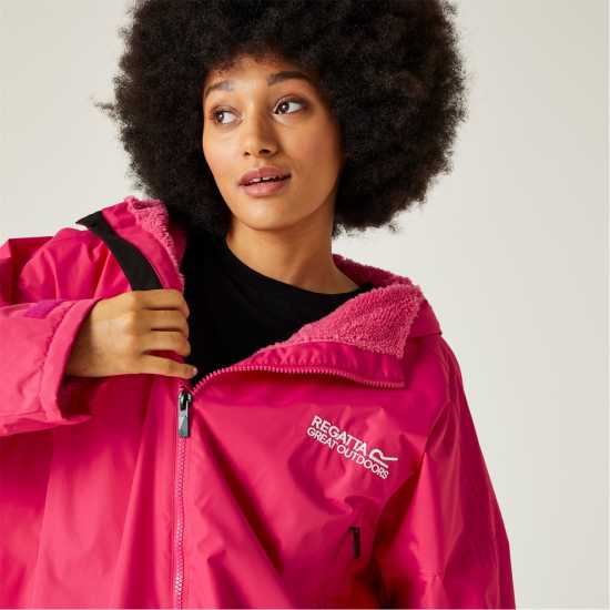 Мъжки якета и палта Regatta Waterproof Robe Adults Розова Захранване Regatta Waterproof Robe Adults Розова Захранване Мъжки якета и палта